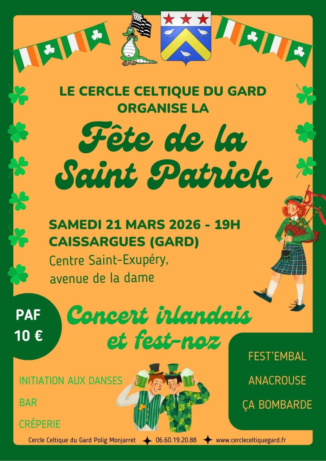 Affiche Saint Patrick 2026