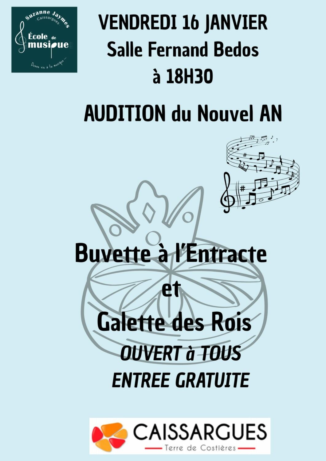 CCAL MUSIQUE JANVIER