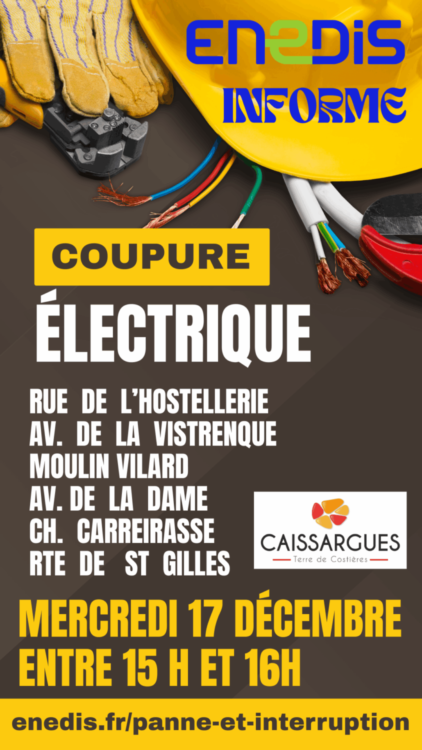 Coupure électrique