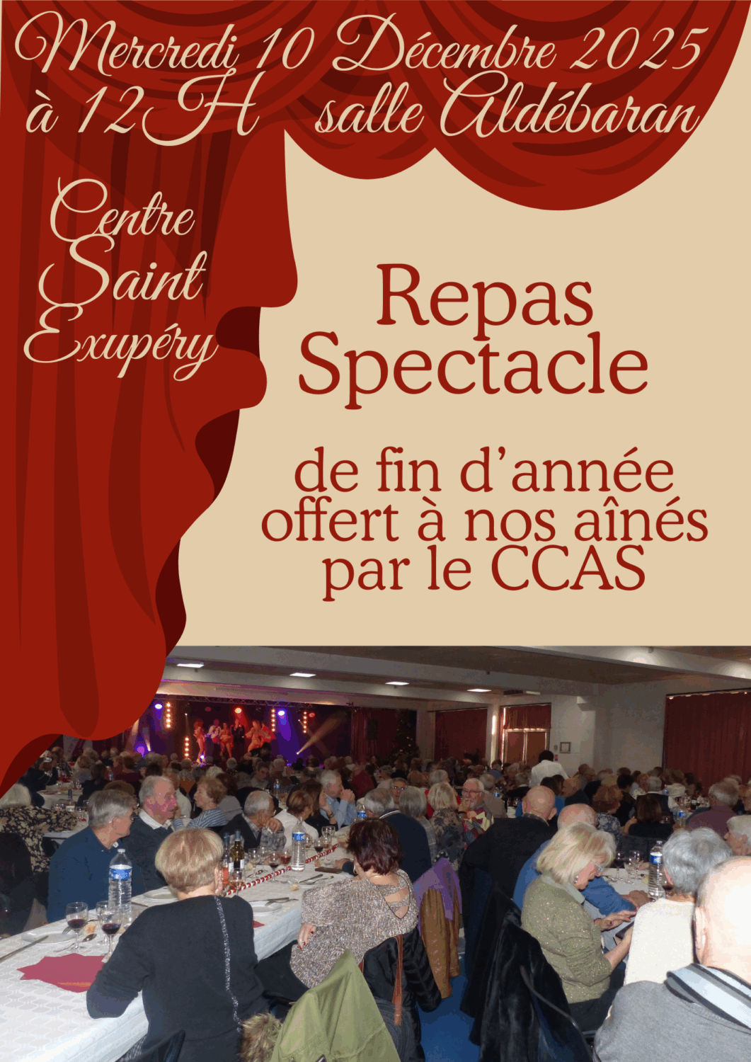 Le Repas Spectacle Offert à Nos Aînés
